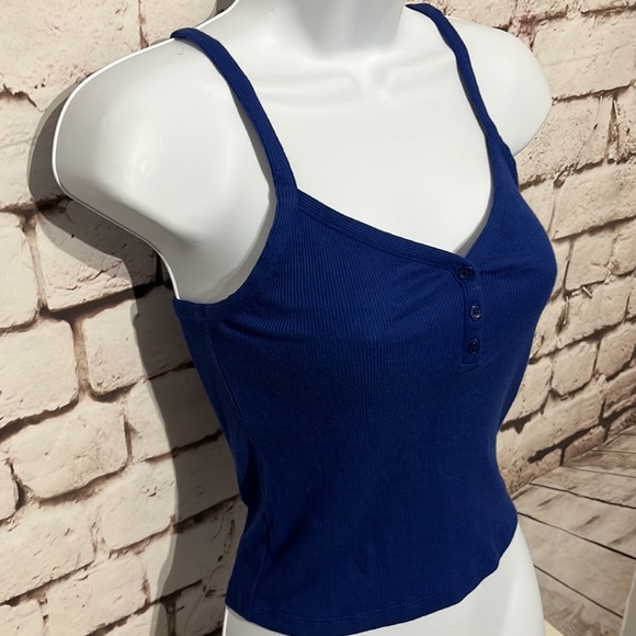 🆕J. Crew Tencel Henley Tank, Size XS - Picture 3 of 6